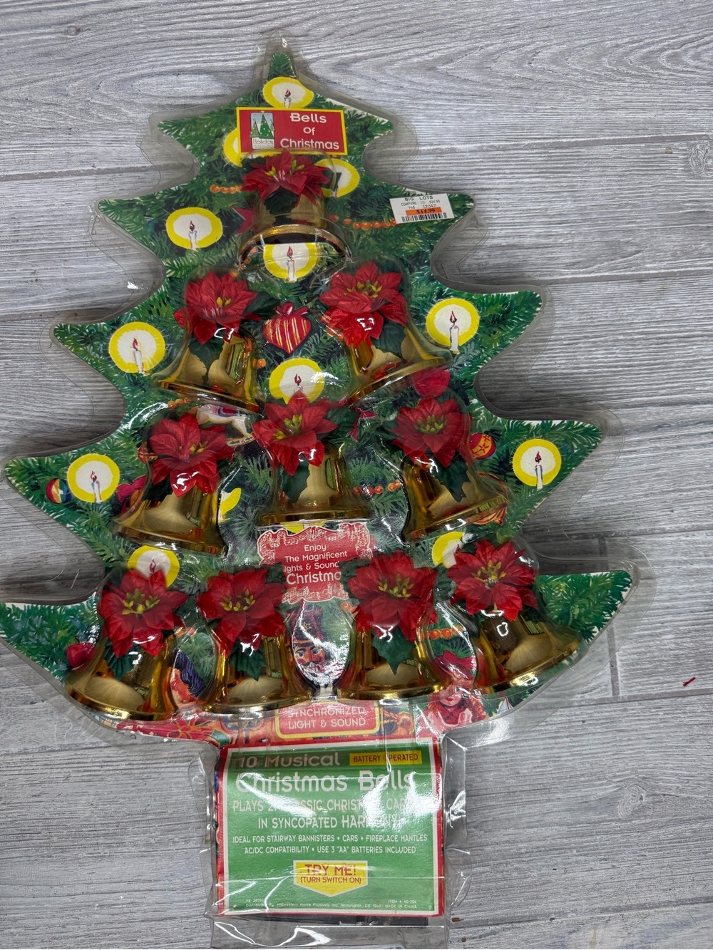 Vintage Christmas tradition musical Christmas tree bells 21 song Christmas decor